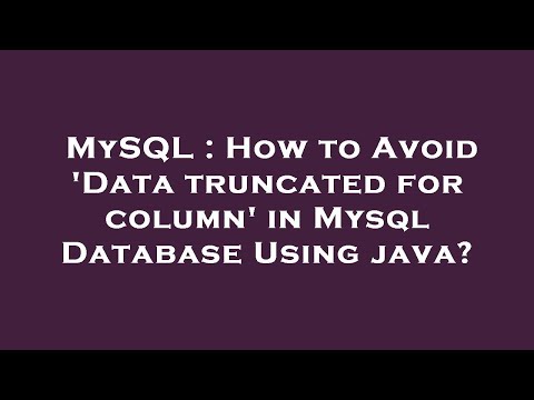 MySQL : How