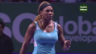 Serena Williams v. Ana Ivanovic - Singapore 2014 RR Highlights