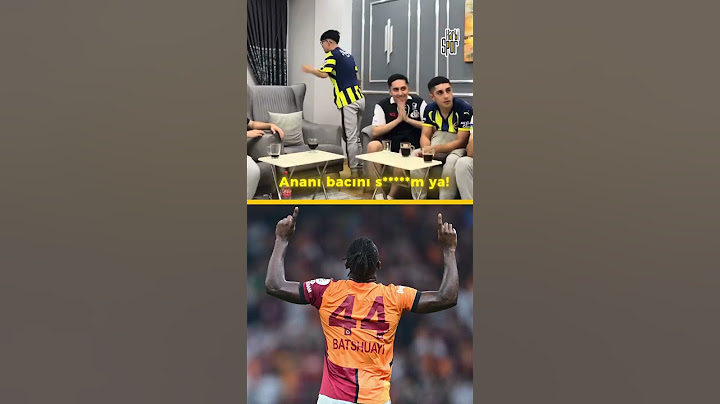 Michy #Batshuayi'nin #Galatasaray'a 90. dakikada galibiyeti getiren golü atması, #Fenerbahçe tarafta