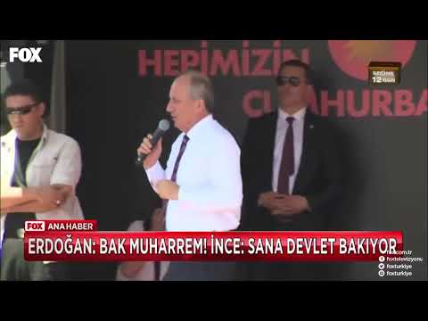 Recep Tayyip Erdoğan ve Muharrem İnce arasında komik diyalog