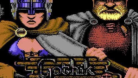 Commodore 64: Gothik game ending by Firebird Software