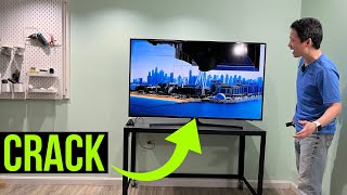 What does it take to crack the Samsung TV Screen?