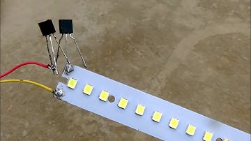 Make automatic on off LED emergency light with out relay for power cut