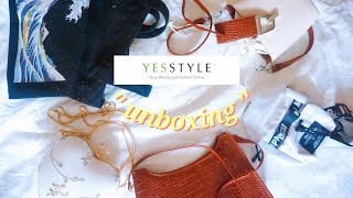yesstyle &quot; box of chic &quot; unboxing | try on haul 💜✨