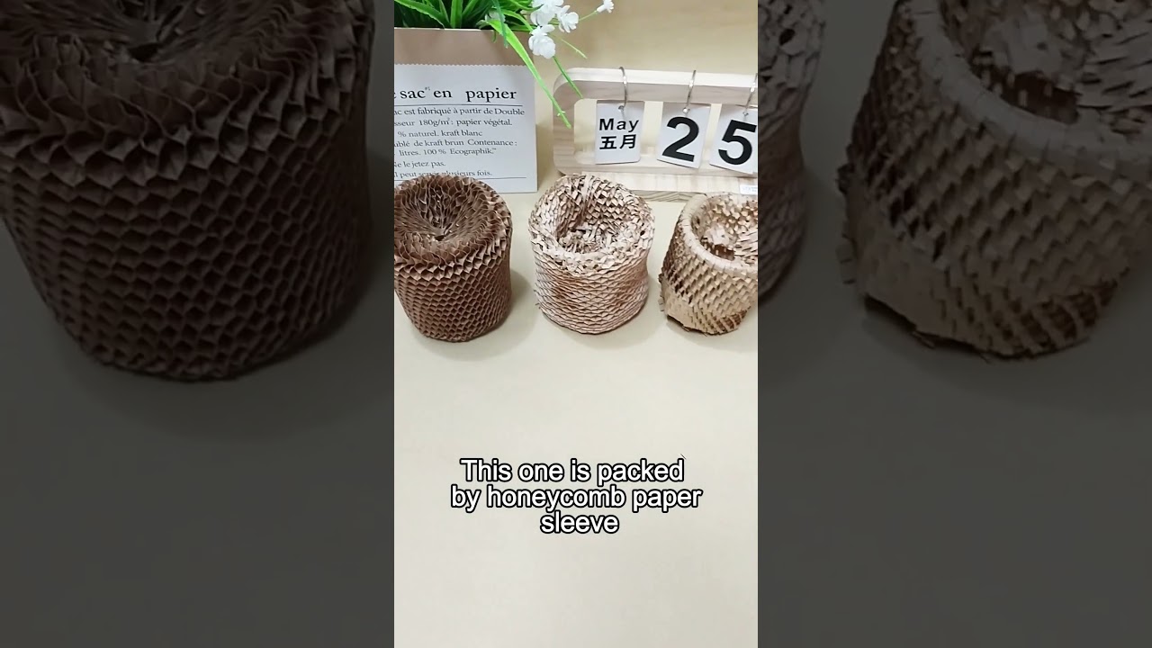 Honeycomb Paper Sleeve / 3D Honeycomb Paper Sheet / 2D Honeycomb Paper Wrap - Cushion Packing