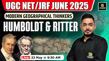 UGC NET/JRF JUN 2025 | Geography | Modern Geographical Thinkers | #2 |By Dr Yogesh Soothwal