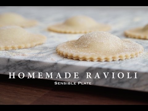 Homemade Vegan Ravioli with Pesto Cashew Cheese Filling | Sensible Plate