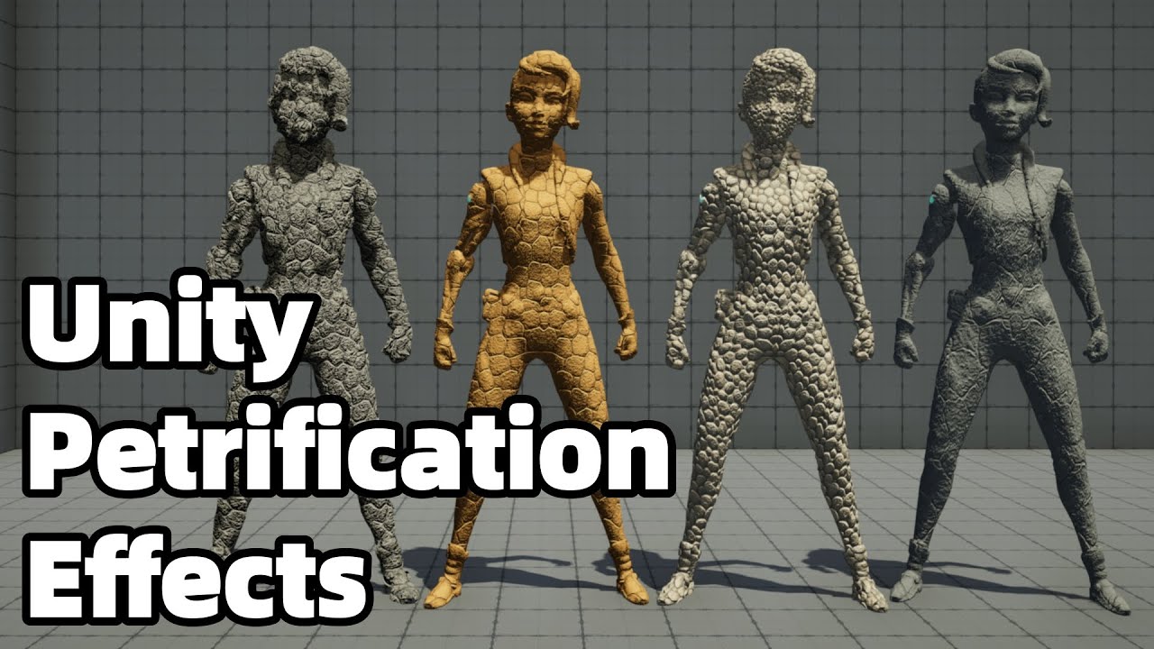 Petrify Effect Amazing Petrify Shader Effect in Unity | Turn Any Object to Stone ...