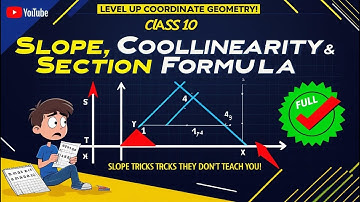 Coordinate Geometry Tricks for IGCSE & GCSE | Master Slope, Collinearity & Section Formula FAST