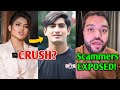 Urvashi rautela about naseem shah  ducky bhai exposed scammers  hareem shah leaked  reply 