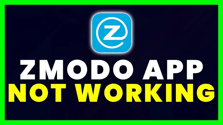 Zmodo App Not Working: How to Fix Zmodo App Not Working