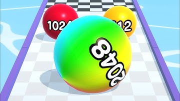 BALL RUN 2048 🎱💕- All Levels Gameplay Walkthrough Android, iOS v.2