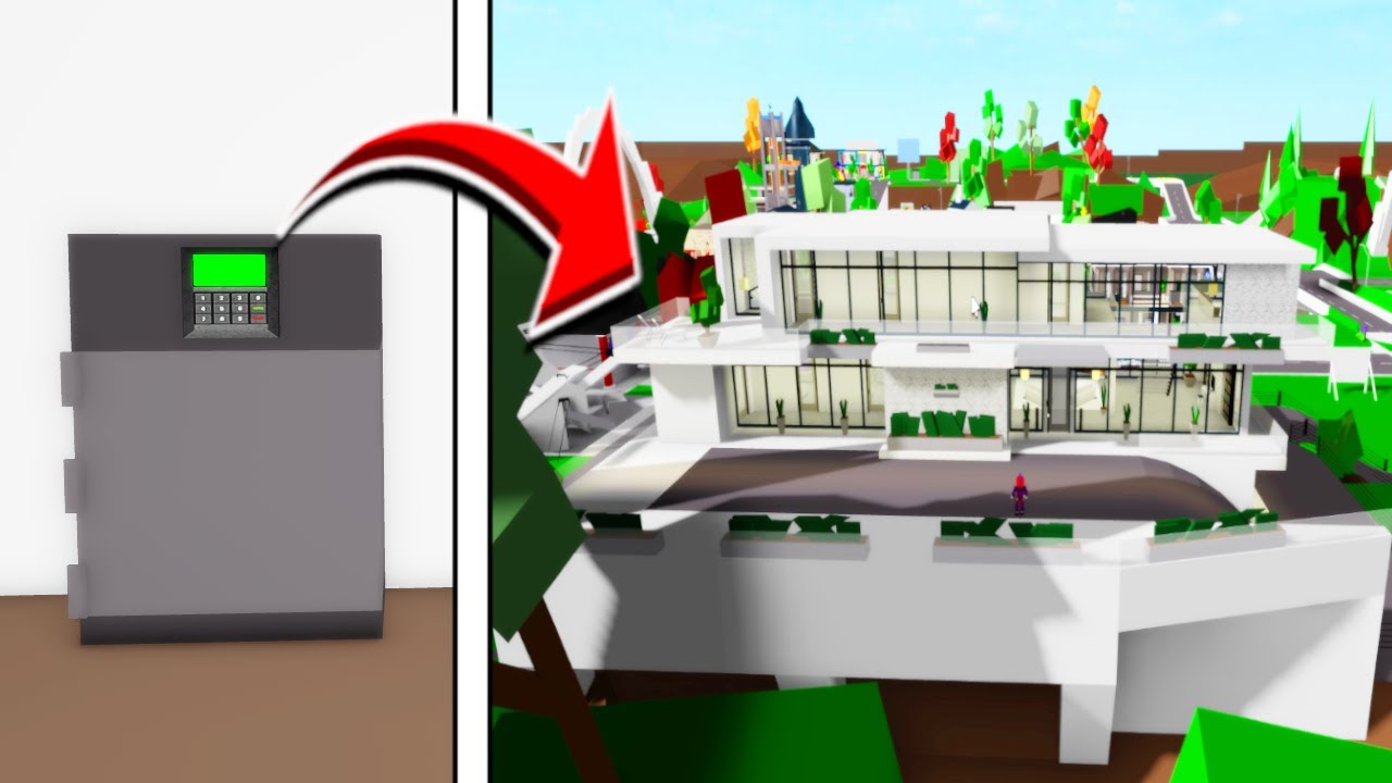 Roblox Brookhaven Rp Secret Safe Location In The Modern Estate House Youtube