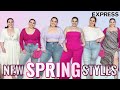 All The Spring Vibes 🌸 EXPRESS TRY-ON HAUL Size 18/XL | Sarah Rae Vargas