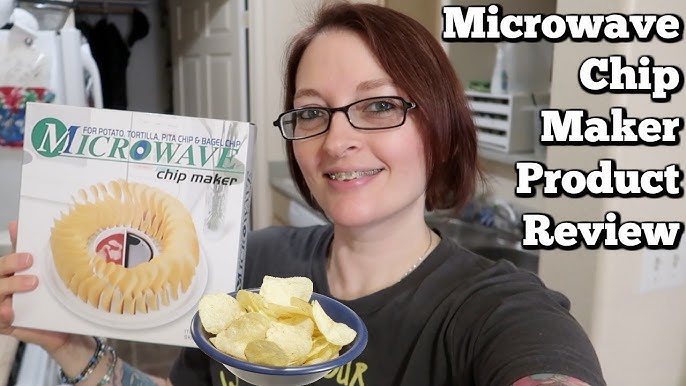 Mastrad Top Chips Maker and Food Slicer Set for Microwave Potato Chip Maker