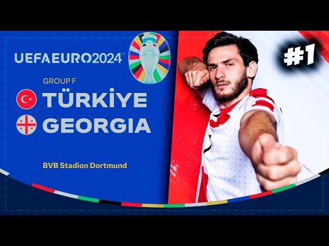 თურქეთი VS საქართველო! ჯგუფური ეტაპის პირველი მატჩი! - EA FC 24 EURO 2024 GEORGIA CAREER MODE EP 1