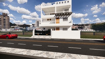 Walkthrough #Enscape # trending #Elevation #RevitModelling #RevitWalkthrough #Rendering #Revit