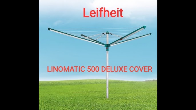 Leifheit Linomatic 500/600 Deluxe 50m Rotary Dryer With Cover - YouTube
