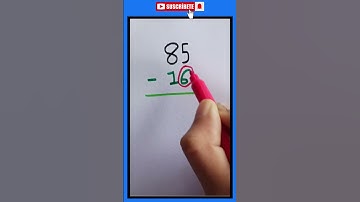 85 - 16 =? | maths magic tricks | maths short trick #maths #shorts #education #mathstricks #puzzle