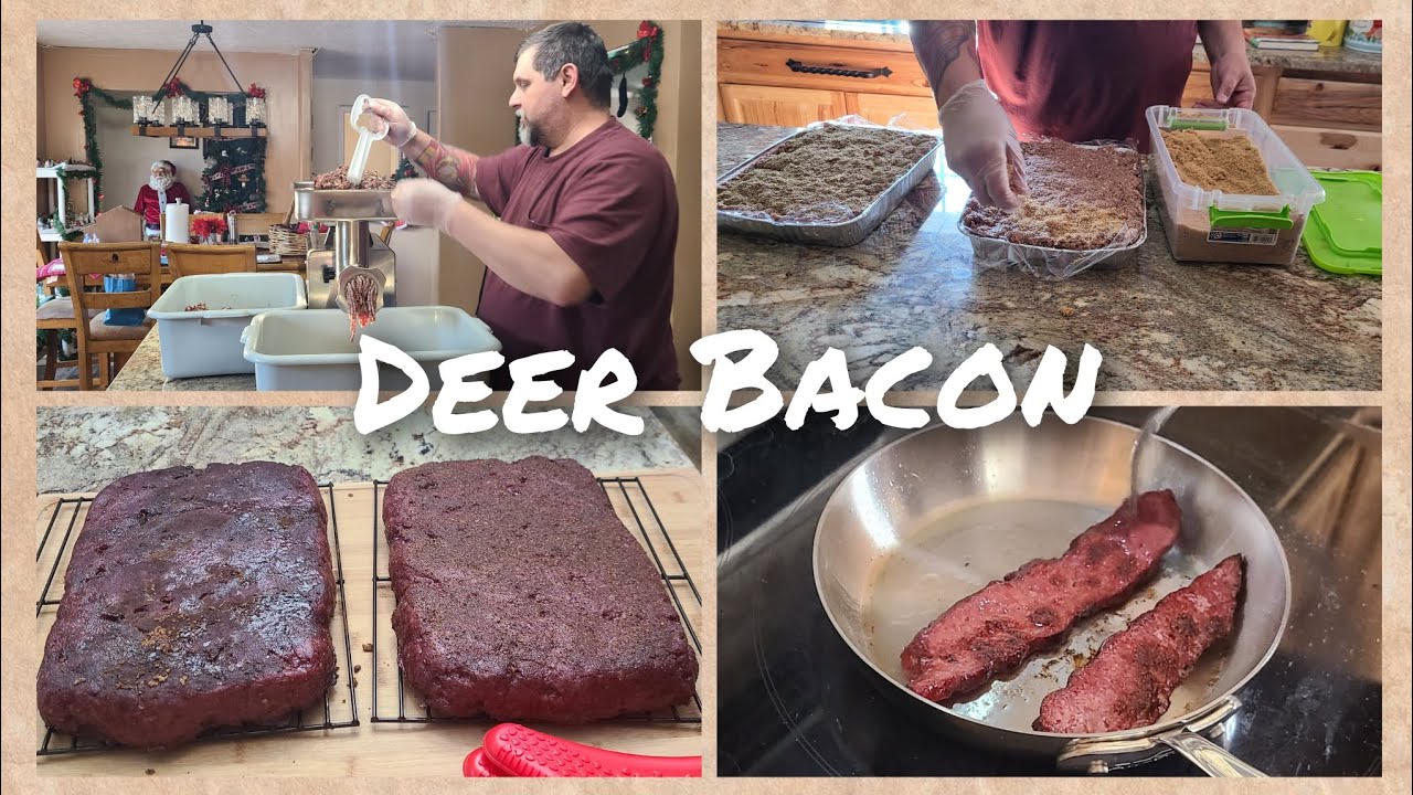 Deer Season has arrived! Check out our latest  video on making venison  bacon! You won't want to miss this! 😋🦌🥓 Full video here:, By The  Bearded Butchers