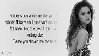 Selena gomez - nobody lyrics