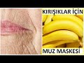 MUZU BU ŞEKİLDE CİLDİNE SÜRDÜ KIRIŞIKLIKLAR VE LEKELER KAYBOLDU ! MUZ MASKESİ İLE GENÇLEŞ !