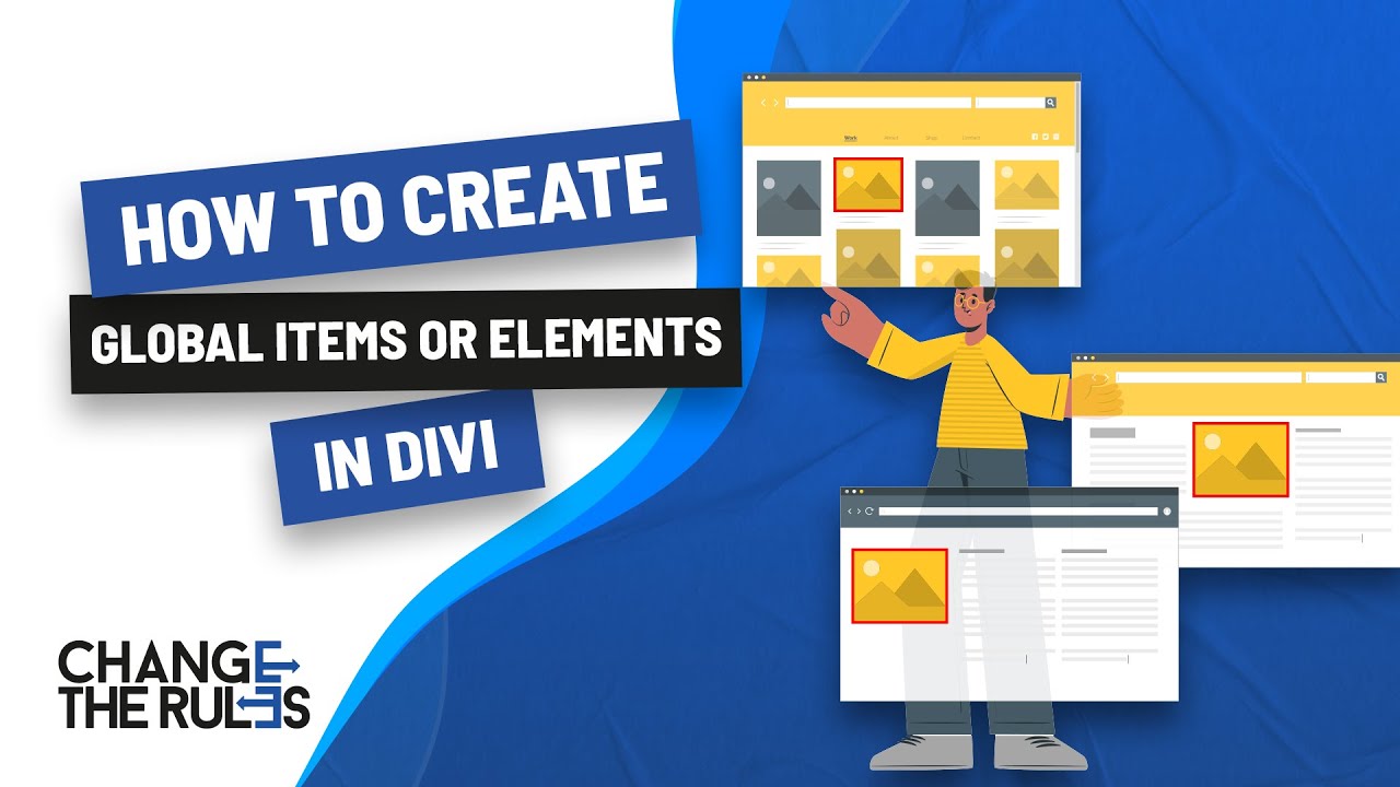 What is Make a Global Item in WordPress Divi