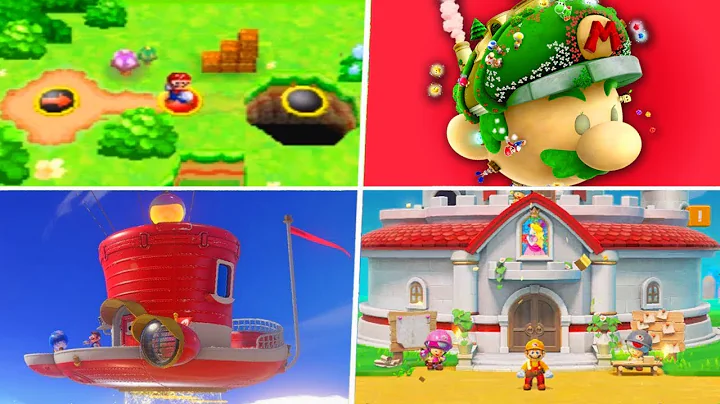 Evolution of Overworlds in Super Mario Games (1988 - 2019)