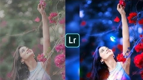 Lightroom soft blue butterfly photo editing tutorial !! lightroom background colour change preset