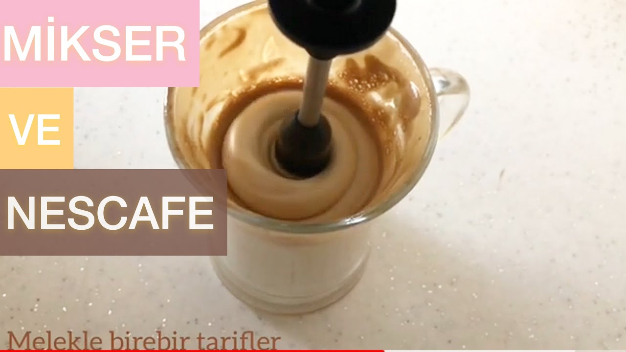 NESCAFE İLE KÖPÜKLÜ SÜTLÜ KAHVE NASIL YAPILIR DALGONA KAHVE TARİFİ
