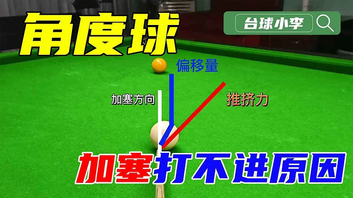 慢鏡頭解析角度球加塞打不進球的原因！【桌球小李】 - 天天要聞