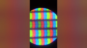 What does a screen look like under a microscope? #microscope #science #space #computerscience