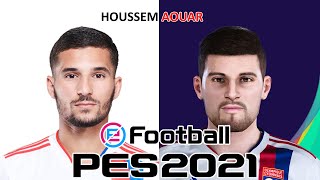 HOUSSEM AOUAR | PES 2019/2020/2021 | FACE BUILD & STATS