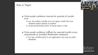 The Transfer Performance of Economic Models
