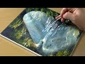 Beautiful Landscape Acrylic Painting / STEP by STEP