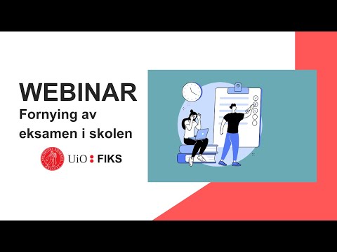 Webinar: Fornying av eksamen i skolen – hva skjer?