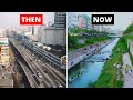 How a city demolished a freeway to restore an ancient river system into an urban green space