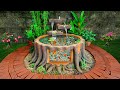DIY waterfall aquarium easily for your garden