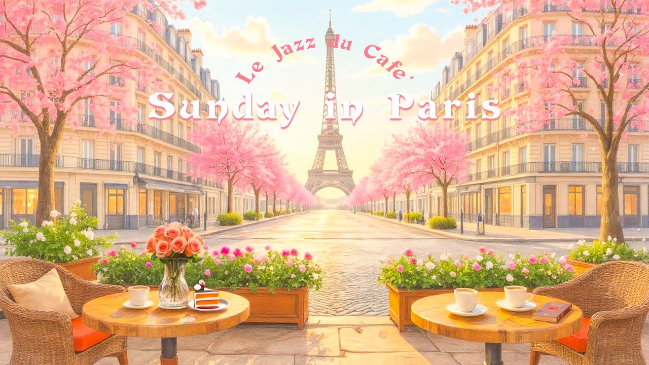 Sunday Morning in Paris ☀️☕ French Café Instrumental Music | Happy & Uplifting Background Playlist