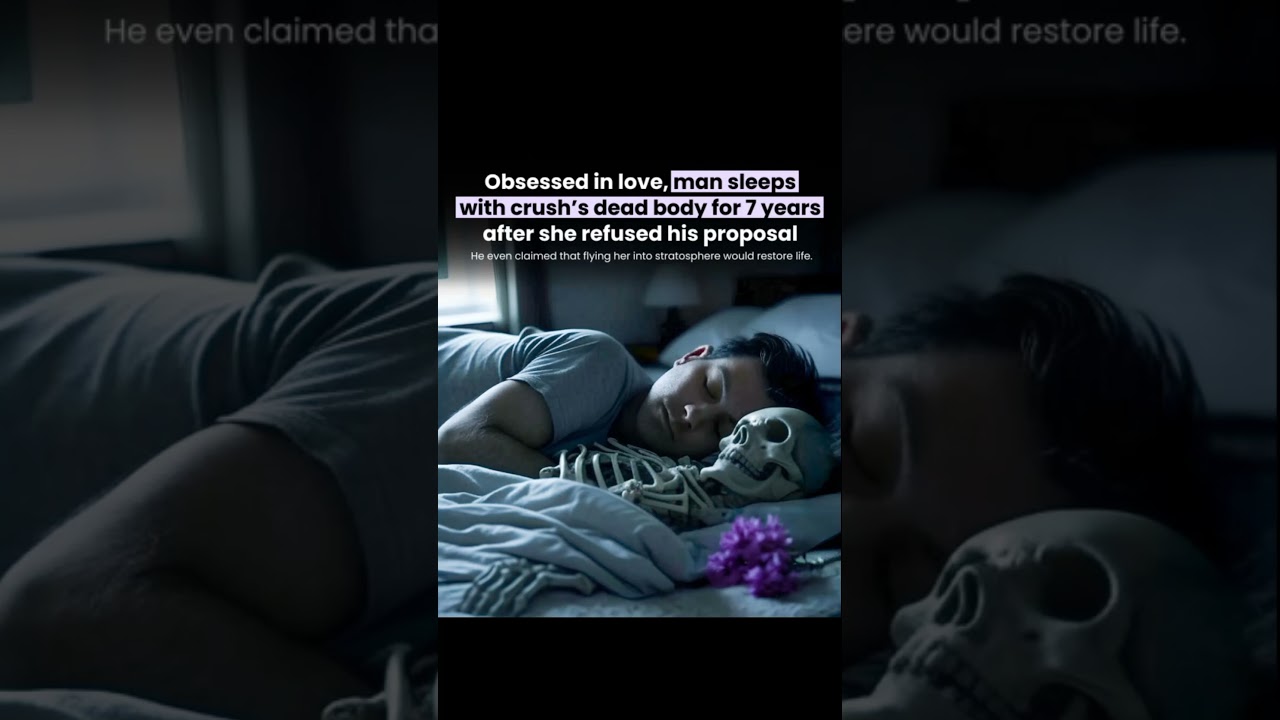 man sleeps with crush dead body for 7 years 🤯