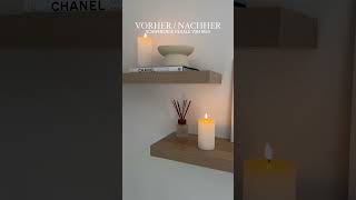 Schwebende Regale von Ikea im Wohnzimmer #home #wohnzimmer #haus #hausbau #hausbau2024 #zuhause