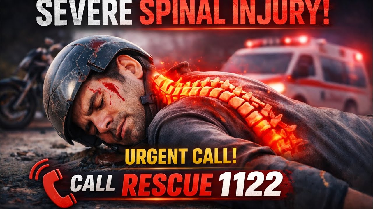 Spinal Injury Emergency Guide | Don’t Move the Patient! Call Rescue ...