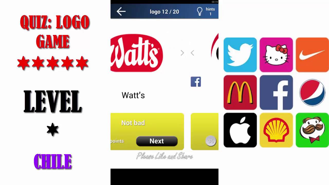 Quiz: Logo Game Chile - All Answers - Walkthrough ( By Lemmings at work ...