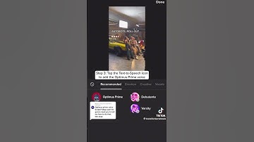 You can add optimus voice on TikTok now