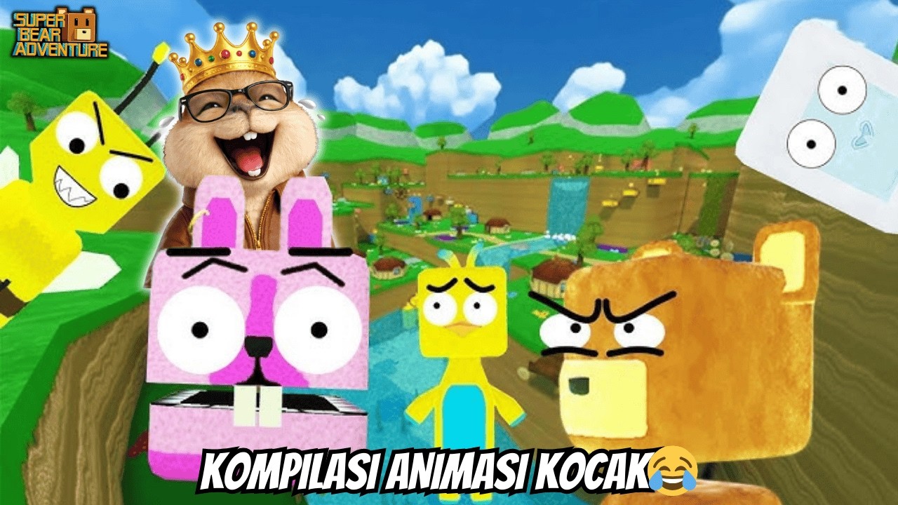 KOMPILASI ANIMASI KOCAK SUPER BEAR ADVENTURE🐻by @animannicozrate 