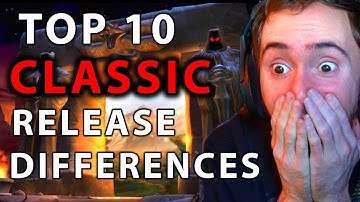 Asmongold Reacts To Top 10 Differences Between WoW Classic & Original Release