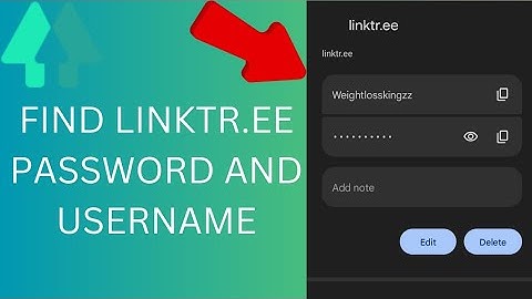 How To Find Linktree Password And Username ||How to see Linktree password and username if you forgot