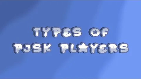 Types of Project Sekai players ‼️🥰