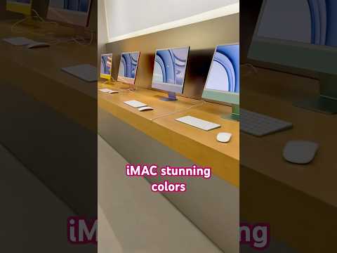 iMAC stunning new colors, yellow blue pink purple orange green silver