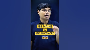JEE Mains Vs. JEE Advanced 😱 Which to Focus? 🤔 | IIT Motivation #esaral #jee #iit #shorts